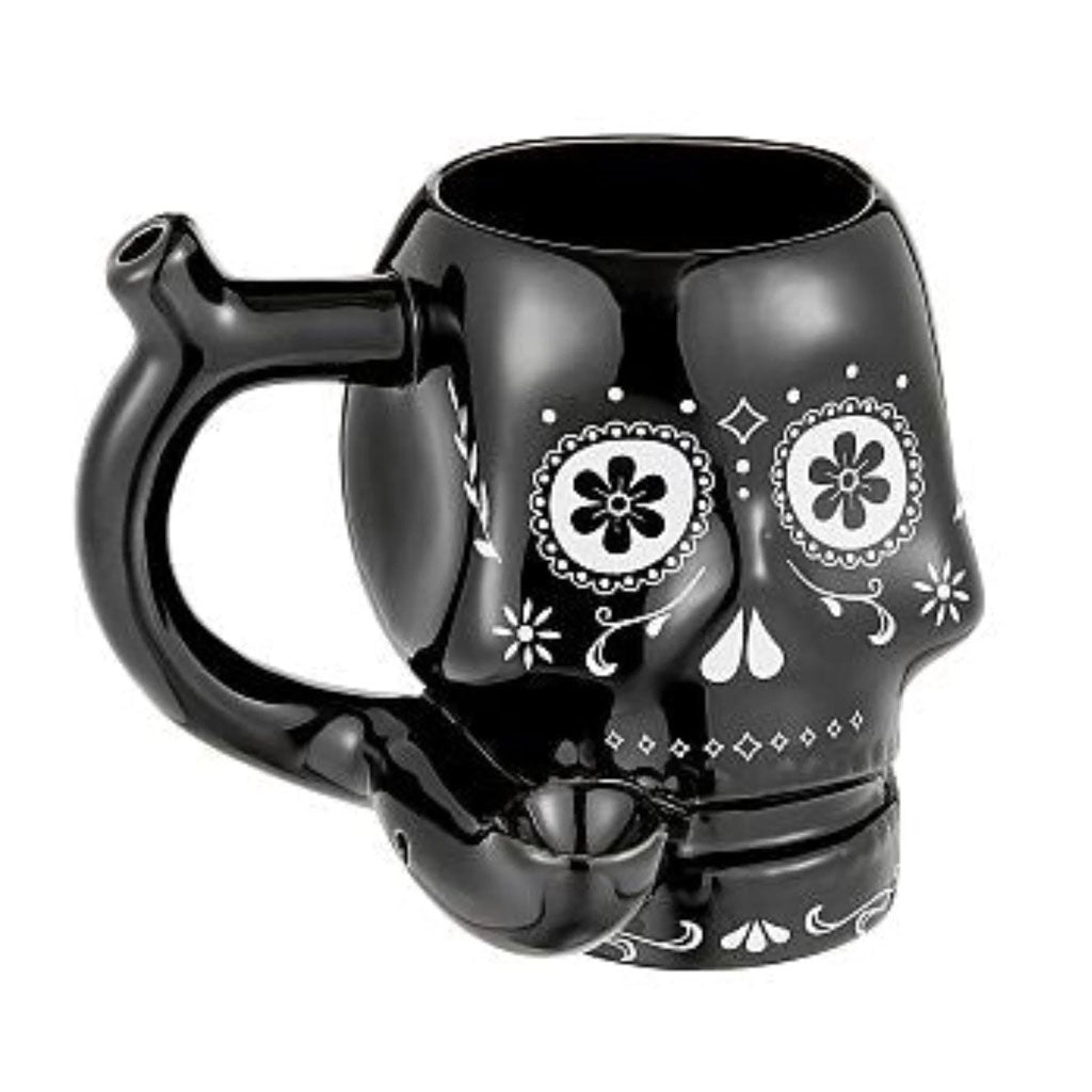 BLACK SKULL PREMIUM ROAST & TOAST PIPE MUG