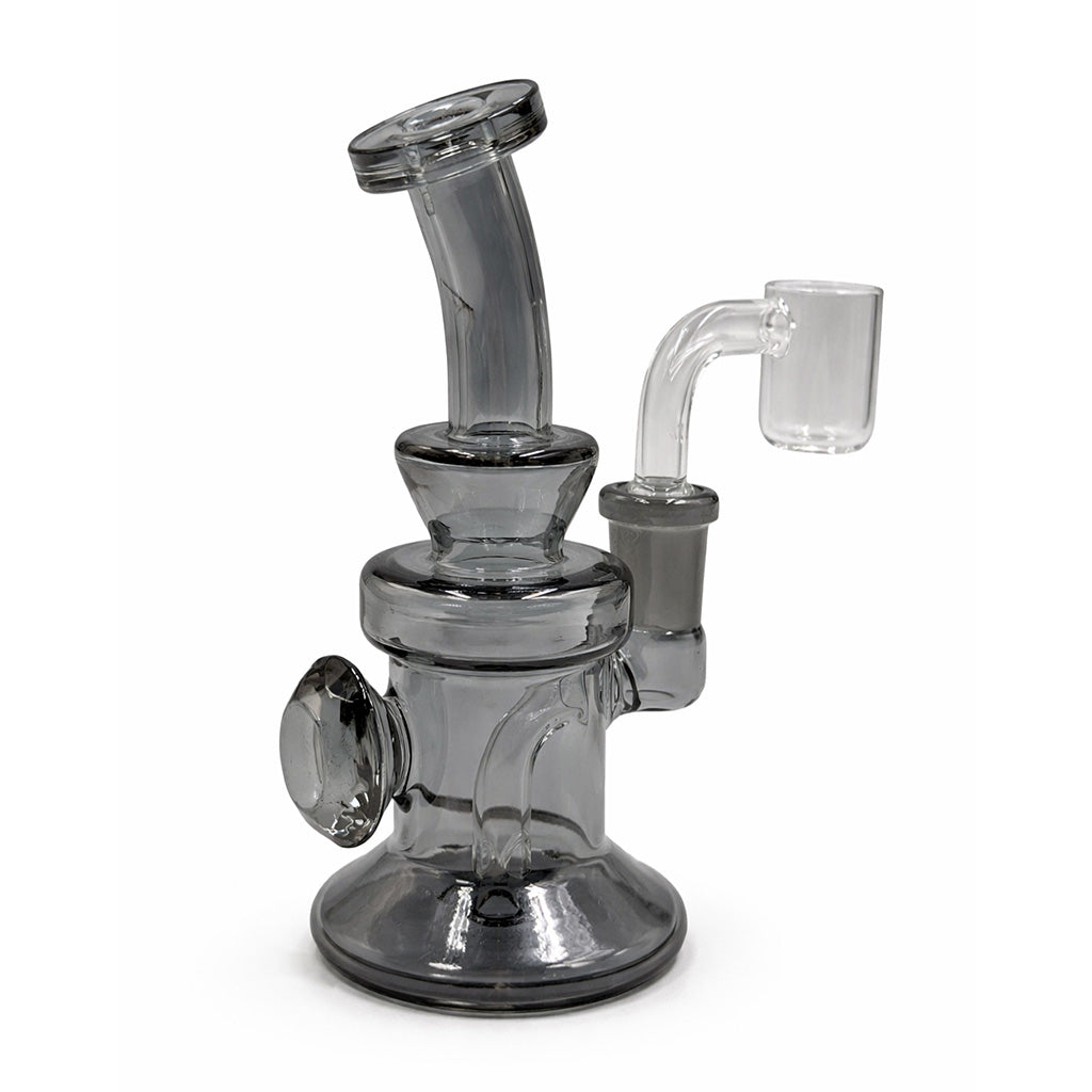 PEARLESCENT AMBER BROWN MINI DAB RIG