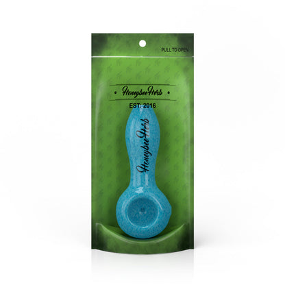 HONEYBEE HERB FRIT SPECKLED SPOON PIPE
