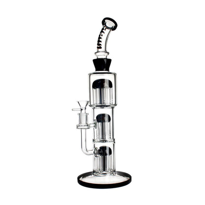 Hittn Triple Tree Perc Bent Neck Dab Rig