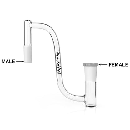 GOOSE NECK GLASS DROP DOWN