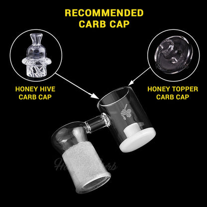 HONEY & MILK CORE REACTOR SIDECAR QUARTZ BANGER - 90° DEGREE | YL-CLOSEOUT