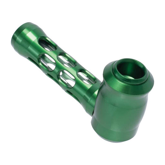 ALUMINUM GLASS PERFORATED HAND PIPE