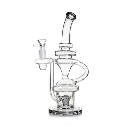 MULTI CHAMBERED COLORFUL SHOWERHEAD PERC RECYCLER RIG