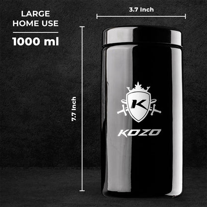 Kozo Grinders ­Glass Jars