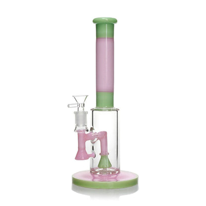 FIXED CONE PERC WITH SHOWERHEAD SLITS TUBE BONG