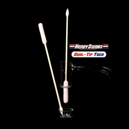 Dual-Tip Tech Swab – 50ct | Precision Cotton Swabs for Dab Rigs & Accessories