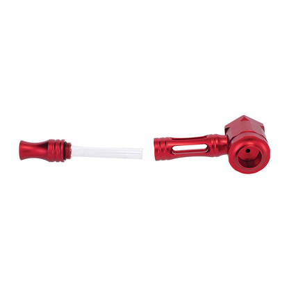 HEX CHAMBER ALUMINUM GLASS PIPE