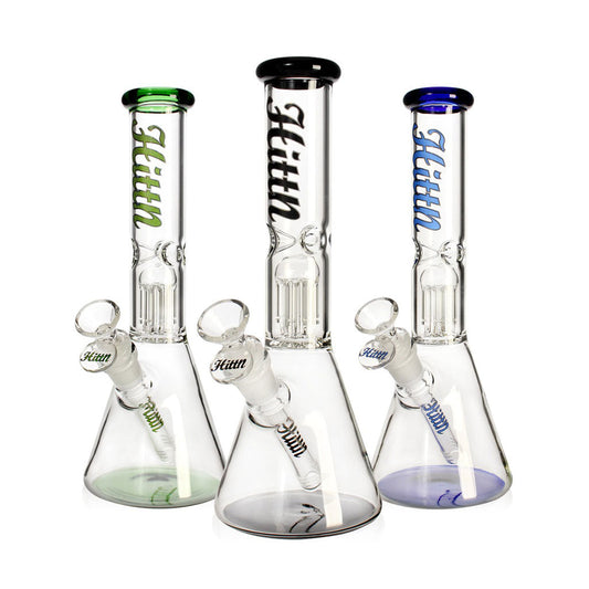 HITTN 6-ARM TREE PERC BEAKER BONG WITH ICE CATCHER