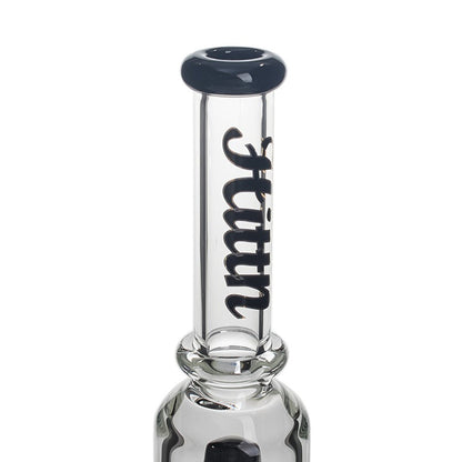 HITTN STRAIGHT TUBE BONG WITH SHOWERHEAD PERC & SPLASH GUARD