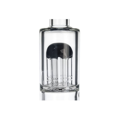 HITTN DOUBLE CHAMBER SHOWERHEAD & TREE ARM PERC STRAIGHT BONG