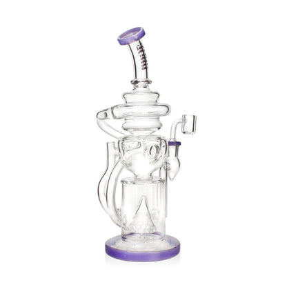 HITTN CYCLONE RECYCLER DAB RIG WITH PYRAMID PERC