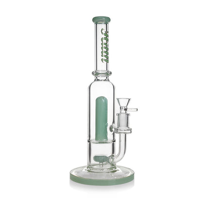 HITTN STRAIGHT TUBE BONG WITH SHOWERHEAD PERC & SPLASH GUARD