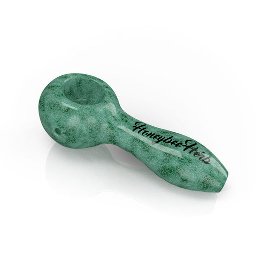 HONEYBEE HERB FRIT SPECKLED SPOON PIPE