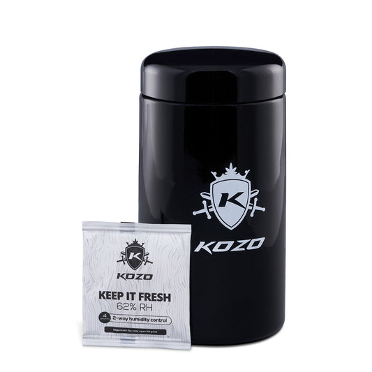 Kozo Grinders ­Glass Jars