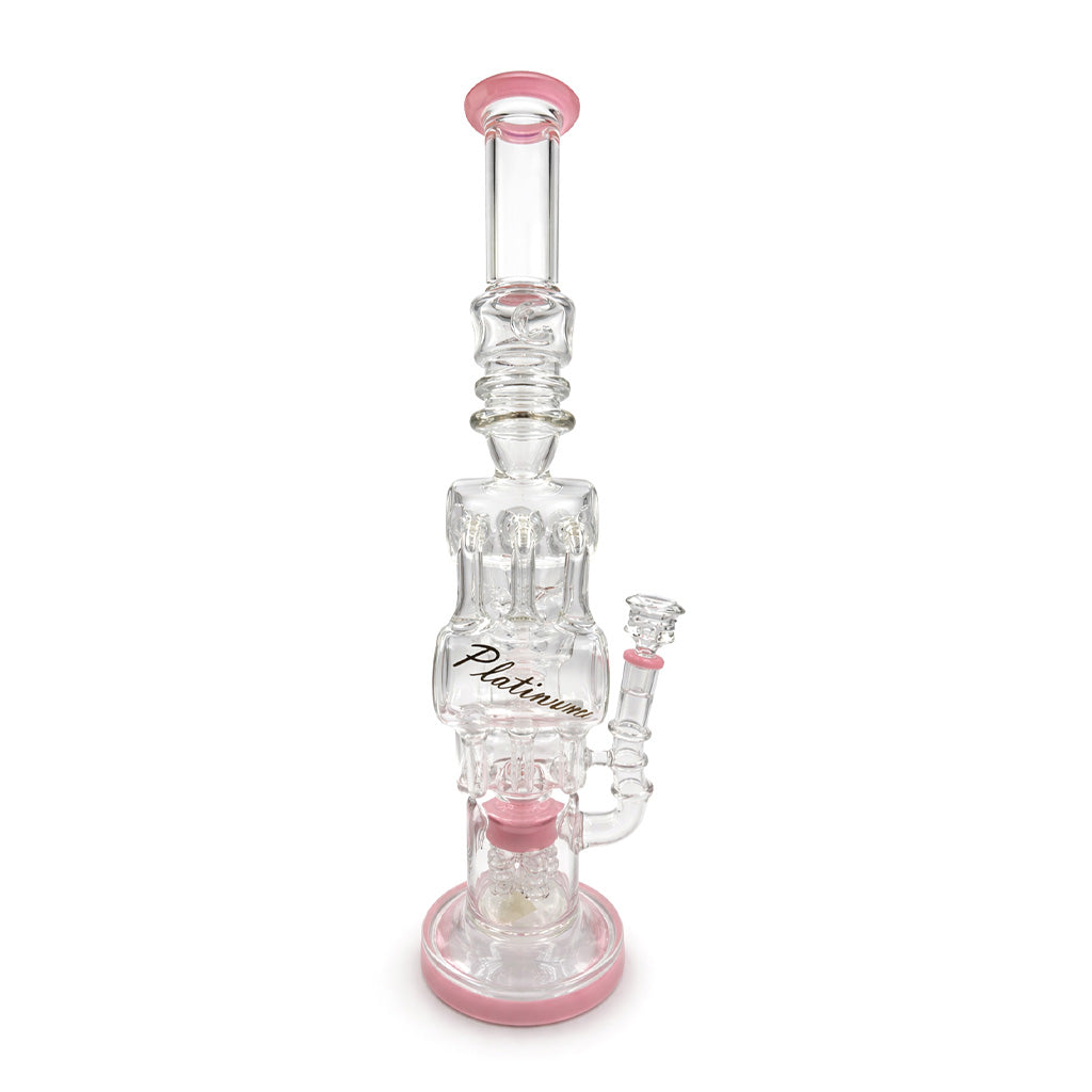 LOOKAH PLATINUM 20 INCH DONUT RECYCLER RIG SPIRAL PERCS