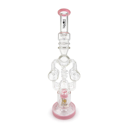 LOOKAH PLATINUM 20 INCH DONUT RECYCLER RIG SPIRAL PERCS