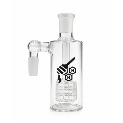 HONEYBEE HERB MATRIX PERC GLASS CYLINDER ASH CATCHER