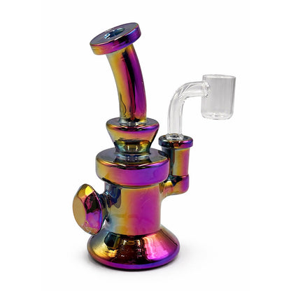 PEARLESCENT AMBER BROWN MINI DAB RIG