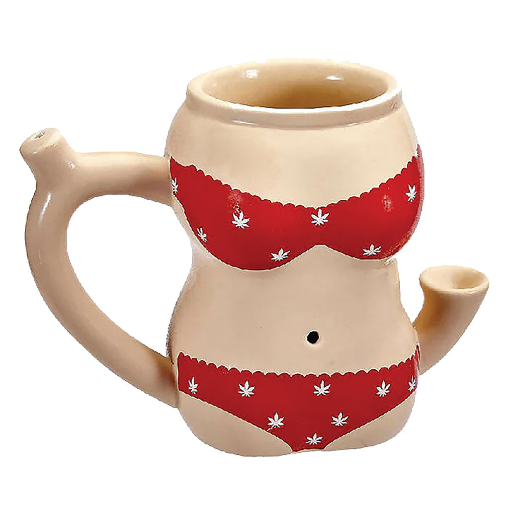 RED BIKINI PREMIUM ROAST & TOAST PIPE MUG