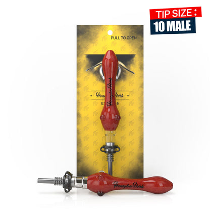 SPECKLED GLASS NECTAR COLLECTOR
