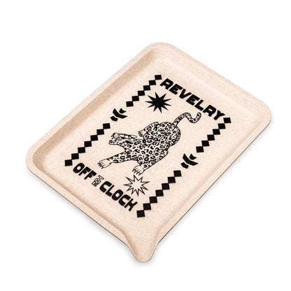 REVELRY SUPPLY ROLLING TRAY WITH FUNNEL CORNER